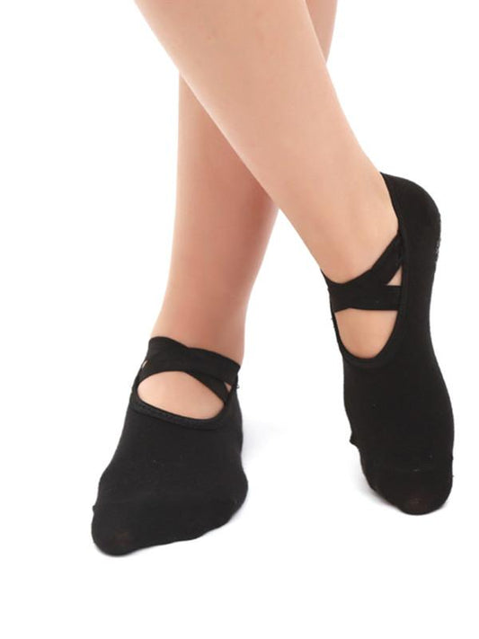 Women Professional Anti Slip Bandage Sports Yoga Socks Ladies Ventilation Pilates Ballet Socks Dance Sock Slippers