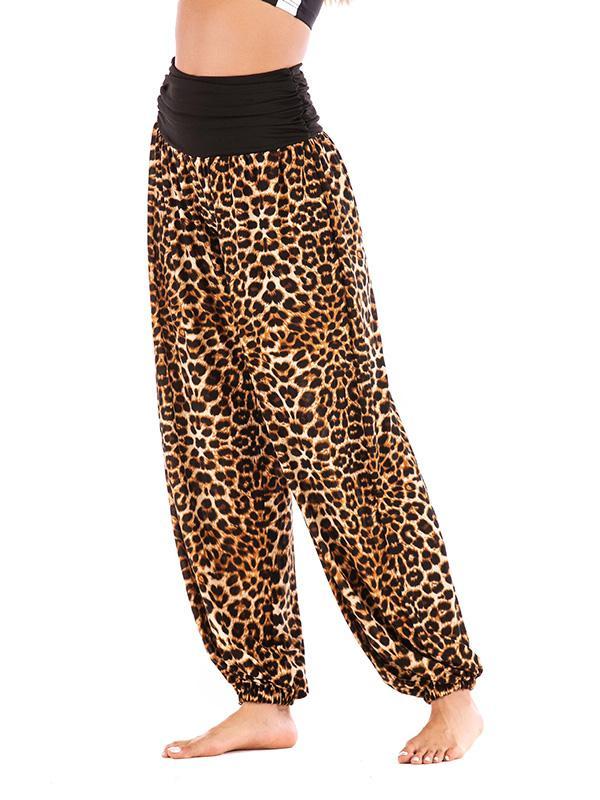 Floral Printed Wide Leg Casual Pants