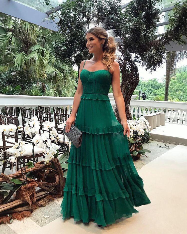 Boho Maxi Sexy Ruffled Evening Dress