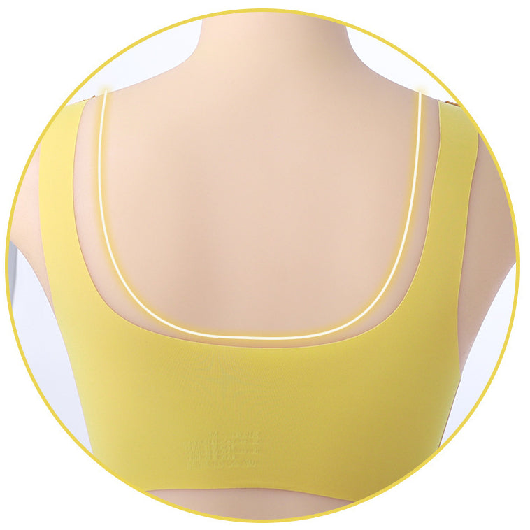 Libra Best Friend Sports Bra Female Seamless Gathering Sleep Bra Adjustable Yoga Vest Breathable Natural Latex Sport Bra