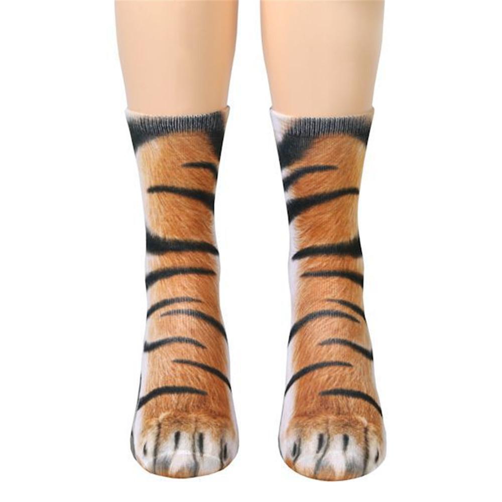 Print socks adult animal claw socks for men and women