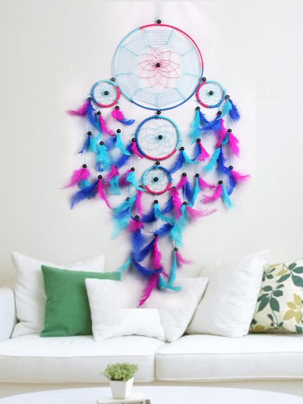 Colorful Feather Home Wall Car Pendant Decoration Dreamcatcher