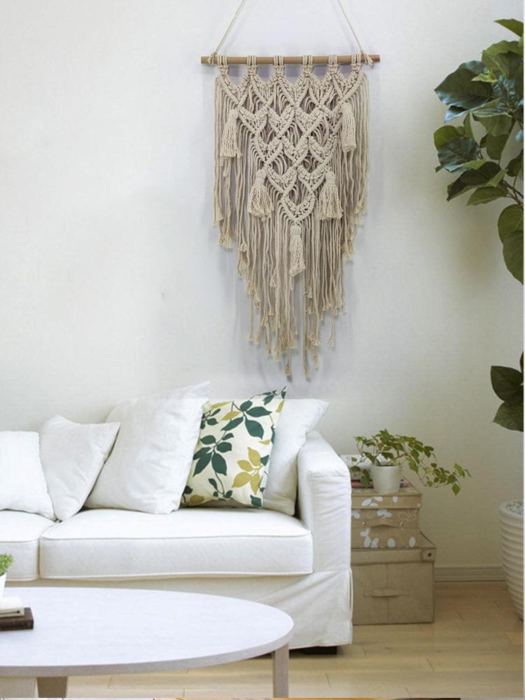 Boho Original Handmade Cotton Thread Living Room Hanging Wall Decoration