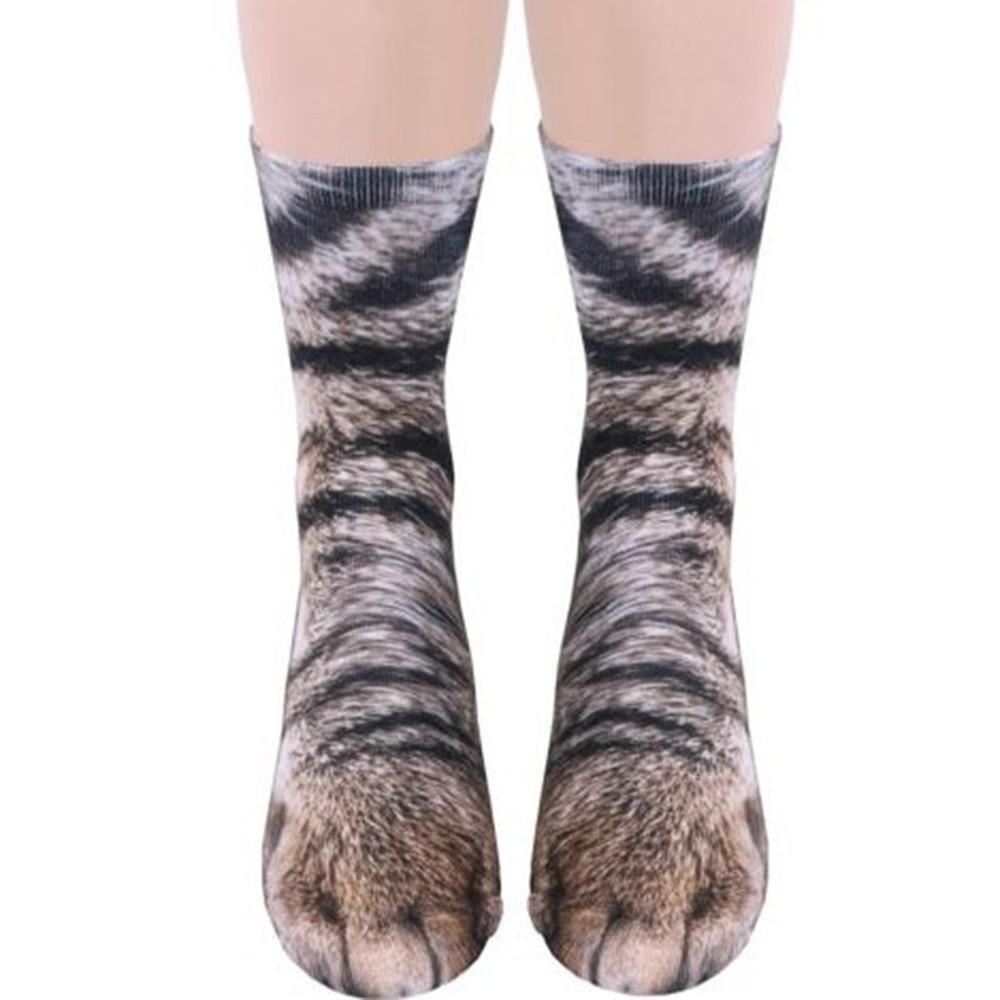 Print socks adult animal claw socks for men and women