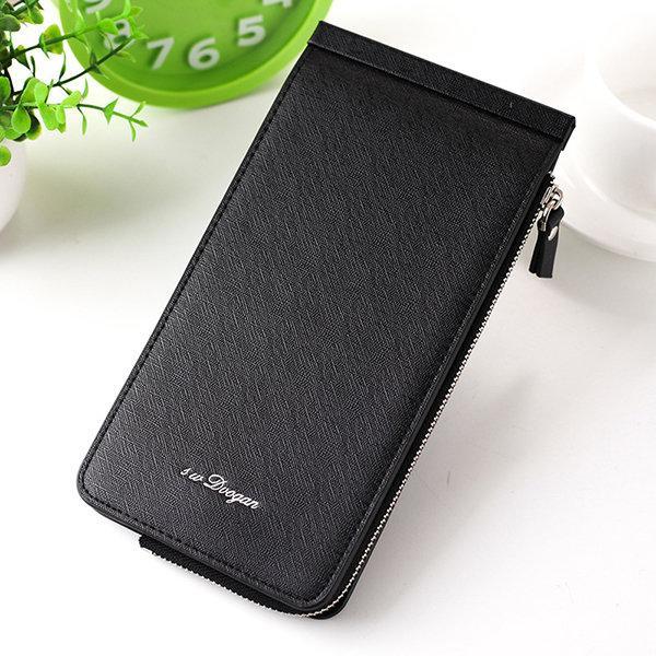 Women Microfiber Leather Multi-Card Slots Wallet Card Holders Phone Bag