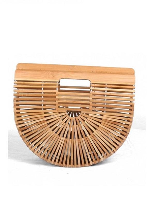 Clamshell Flip Holiday Bamboo Bag