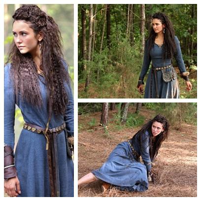 Bohemian Vintage Medieval Blue Long Dress