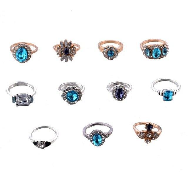 Retro Alloy Finger Rings Jewelry