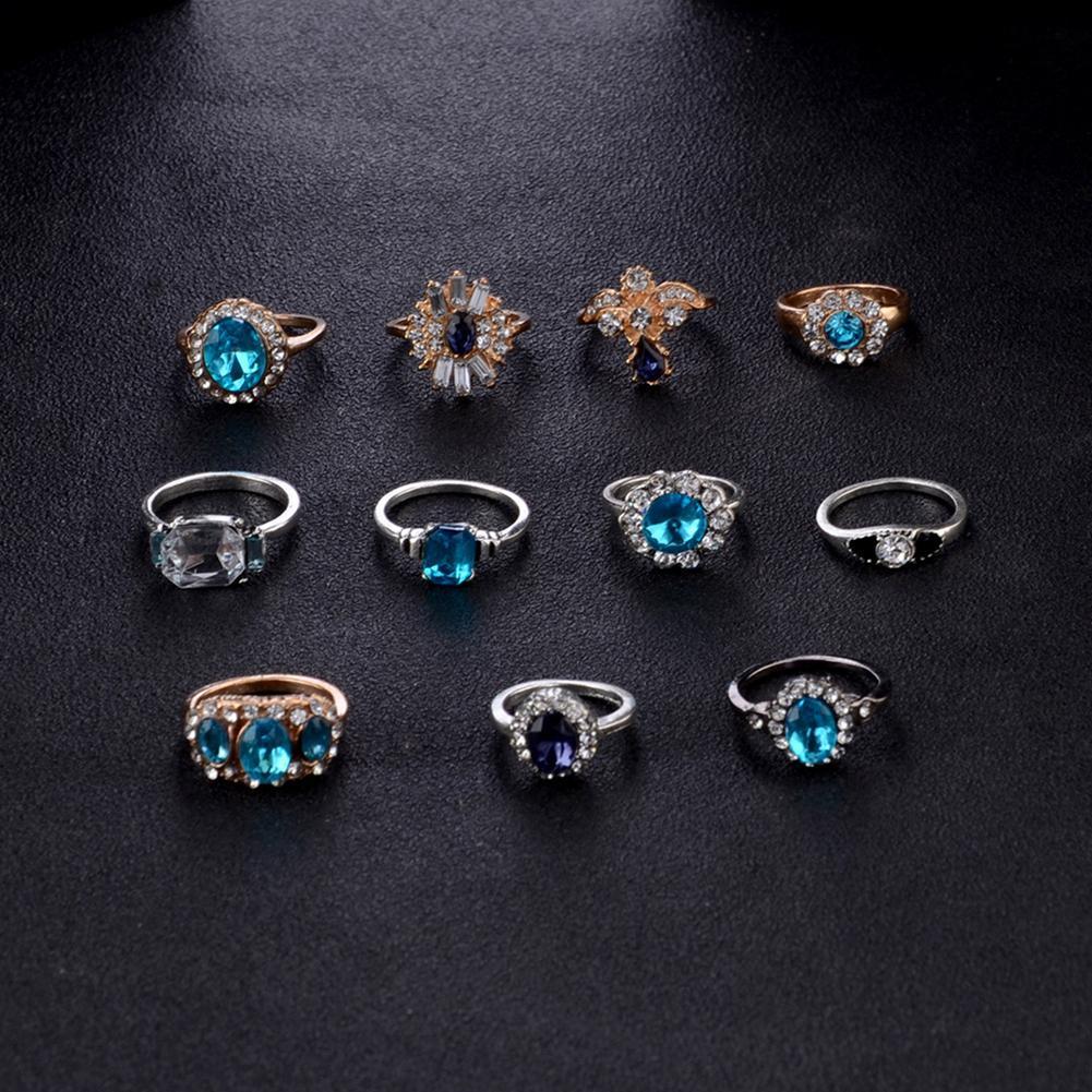 Retro Alloy Finger Rings Jewelry