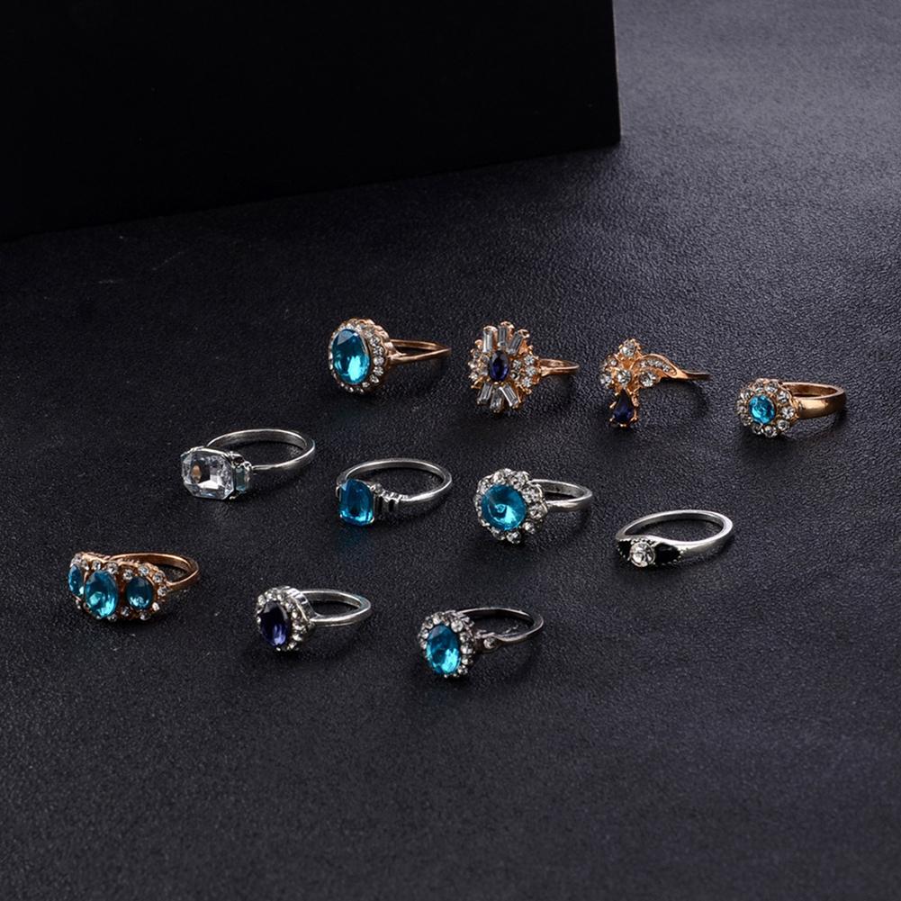 Retro Alloy Finger Rings Jewelry