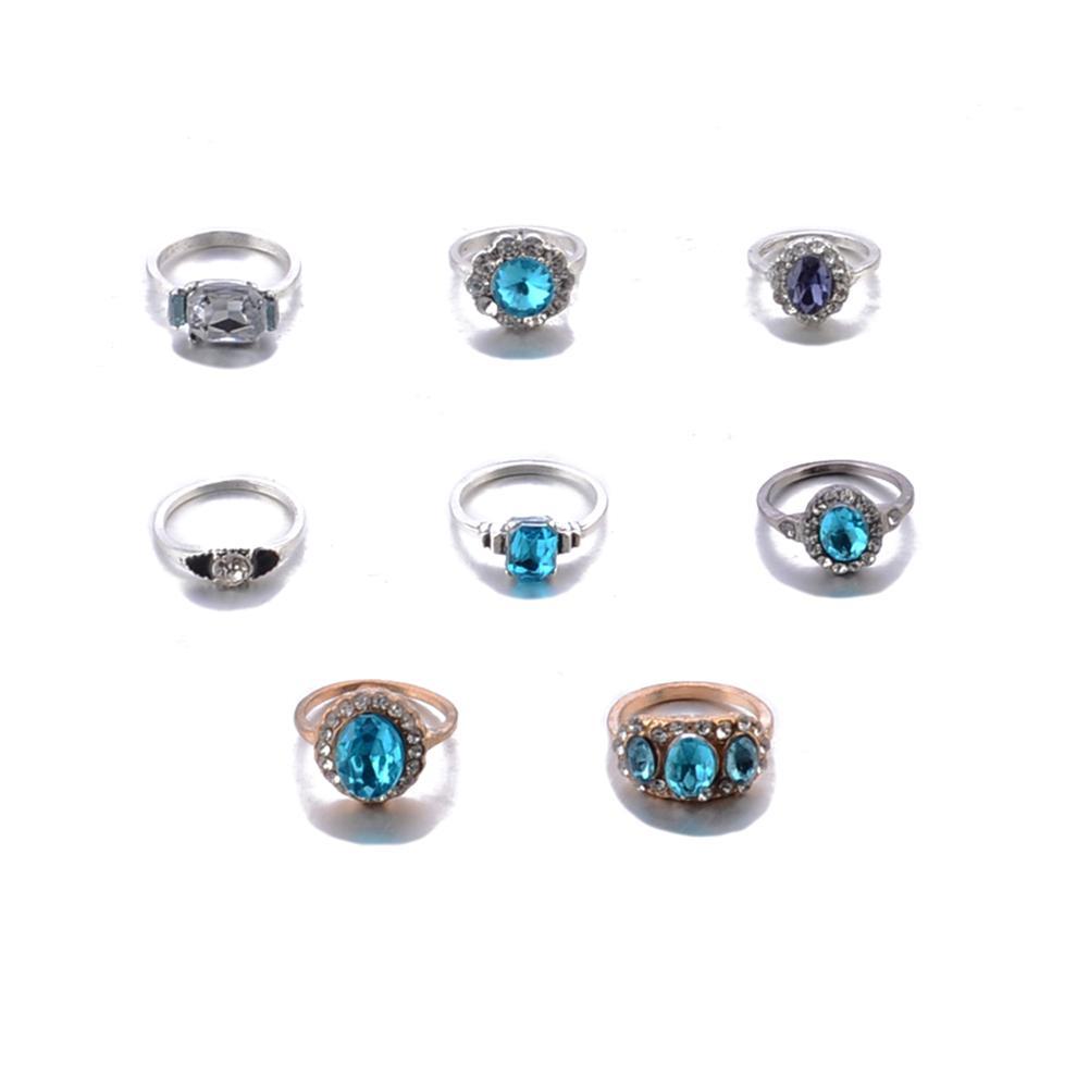 Retro Alloy Finger Rings Jewelry