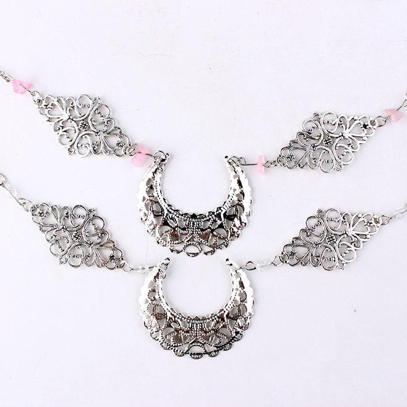 Women Forehead Jewelry Crescent Moon Head Accessories