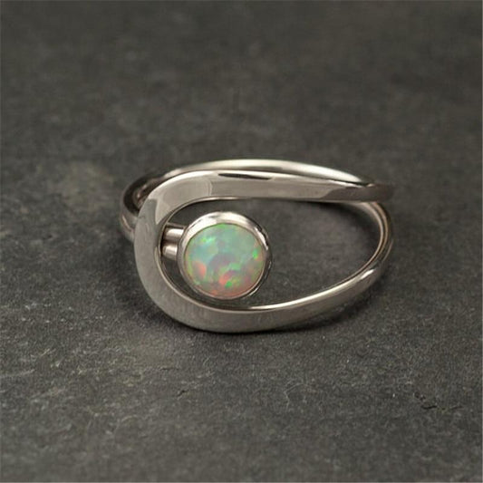 Opal Stone Engagement Rings for Jewelry