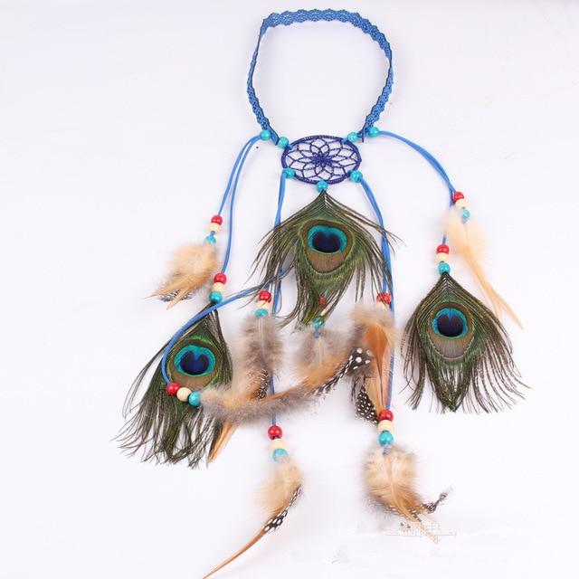 Bohemian Hippie Headband Dream Catcher Feather Headdress Accessories