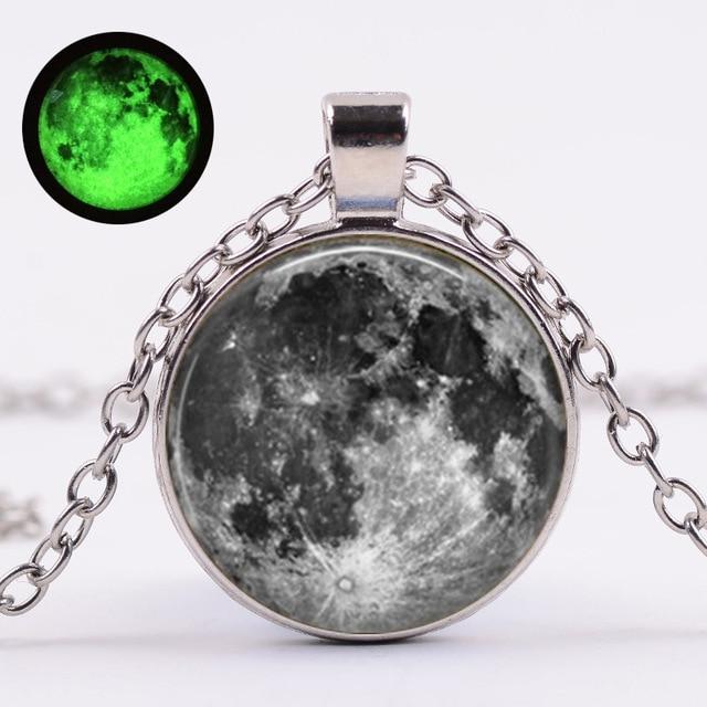 Moon Bracelet Glow Phase Silver Chain Bracelet