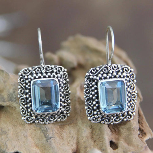 Vintage Zircon Dangle Earrings for Women