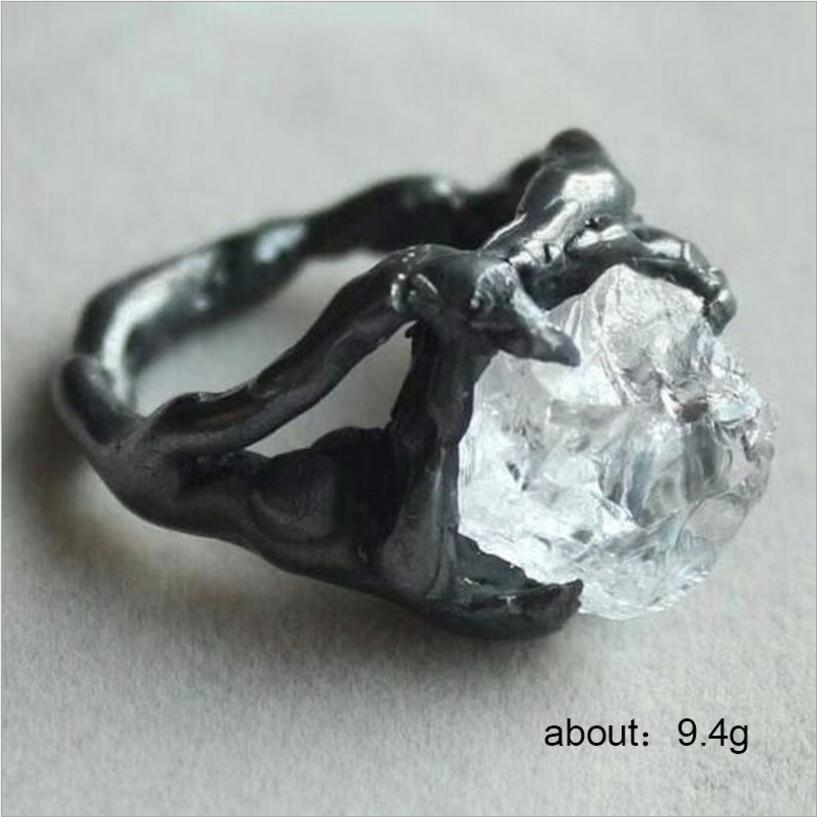 Creative Irregular Exaggerated Hip Hop Gothic Raw Ring